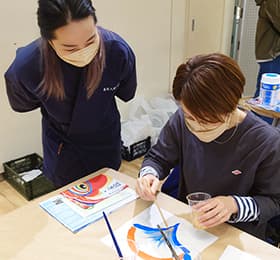 第二回江戸手書き 鯉のぼりワークショップ