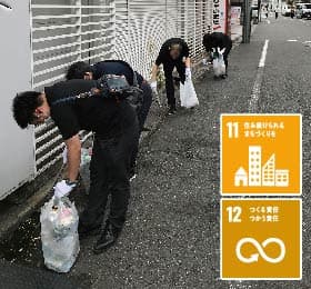 蒲田の街を大掃除！「クリーンアクション」