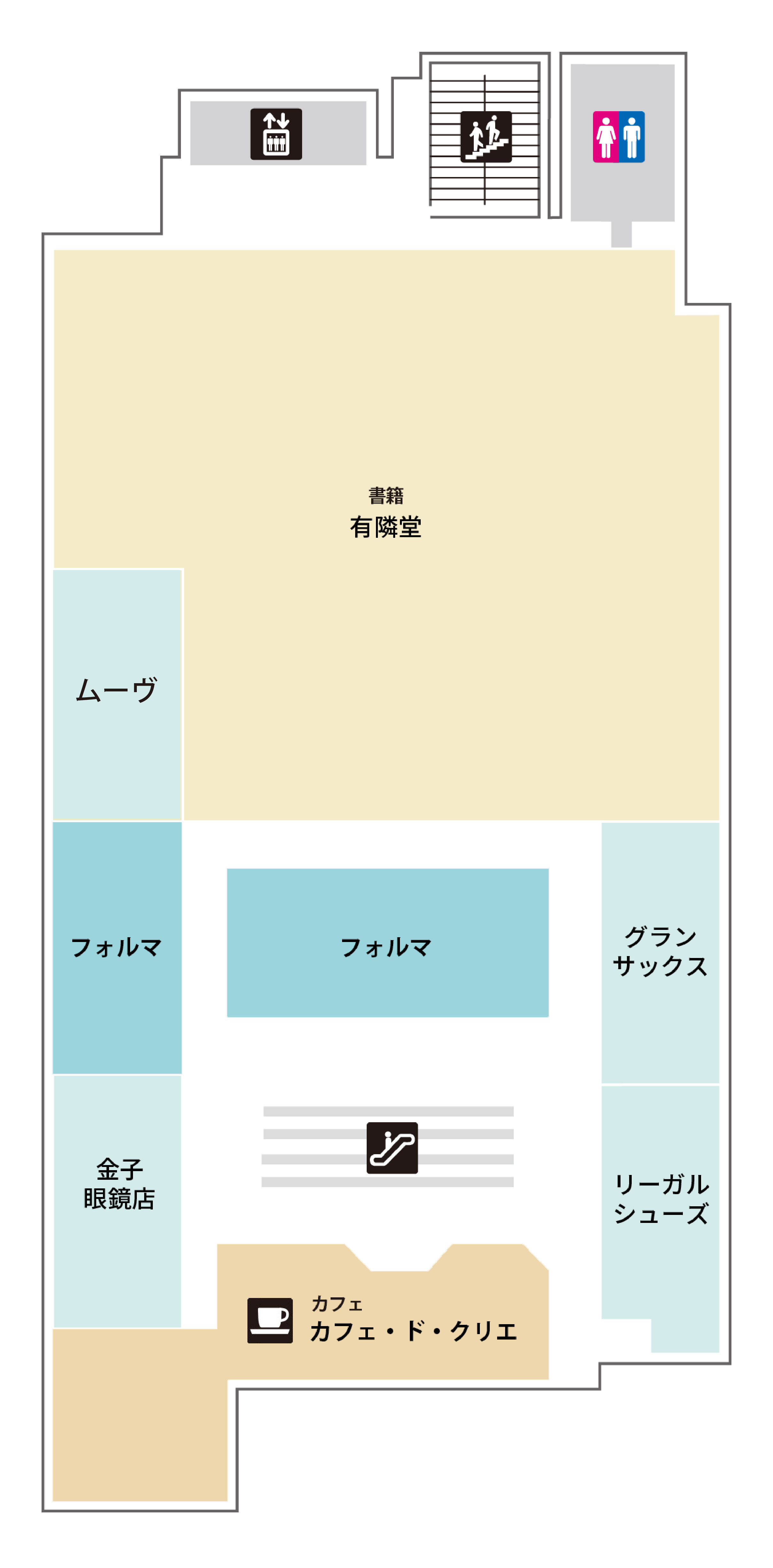 フロアマップ 西館 6F