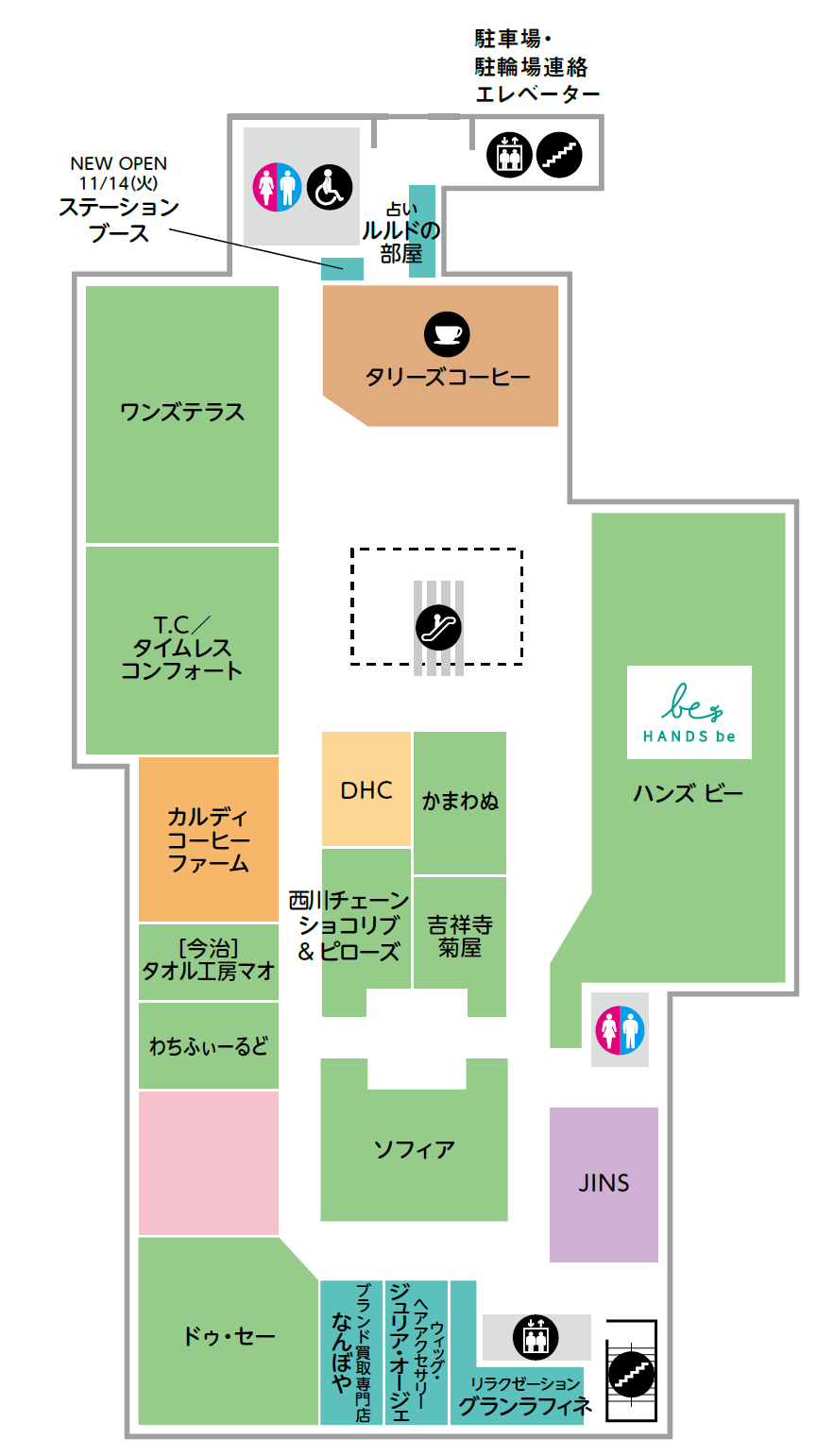 フロアマップ 6F