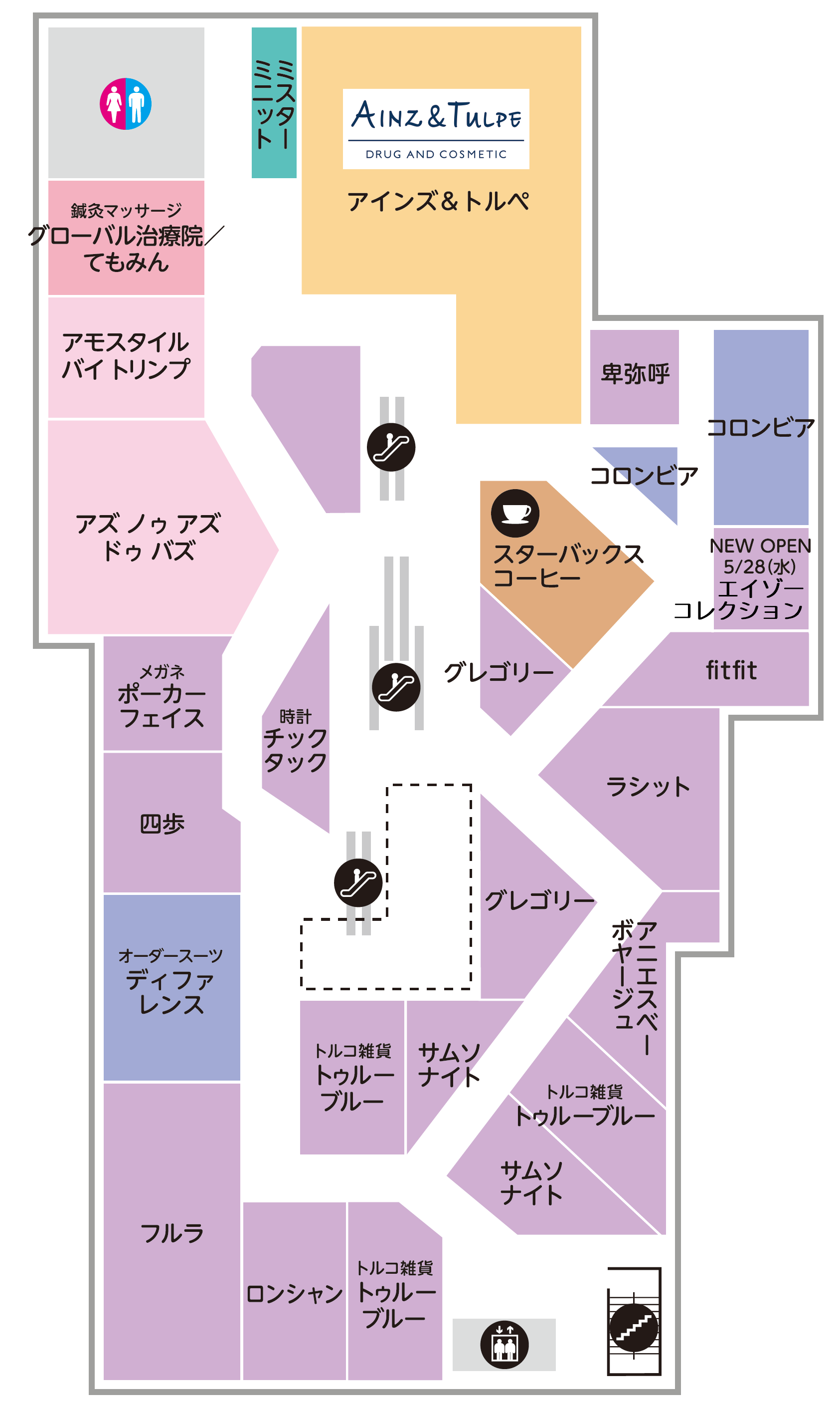フロアマップ 2F