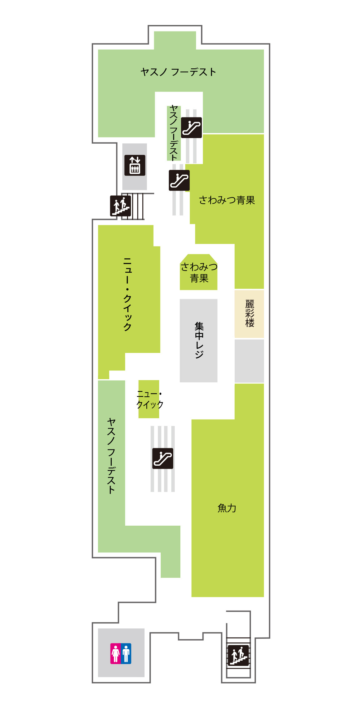 フロアマップ 東館 B1F