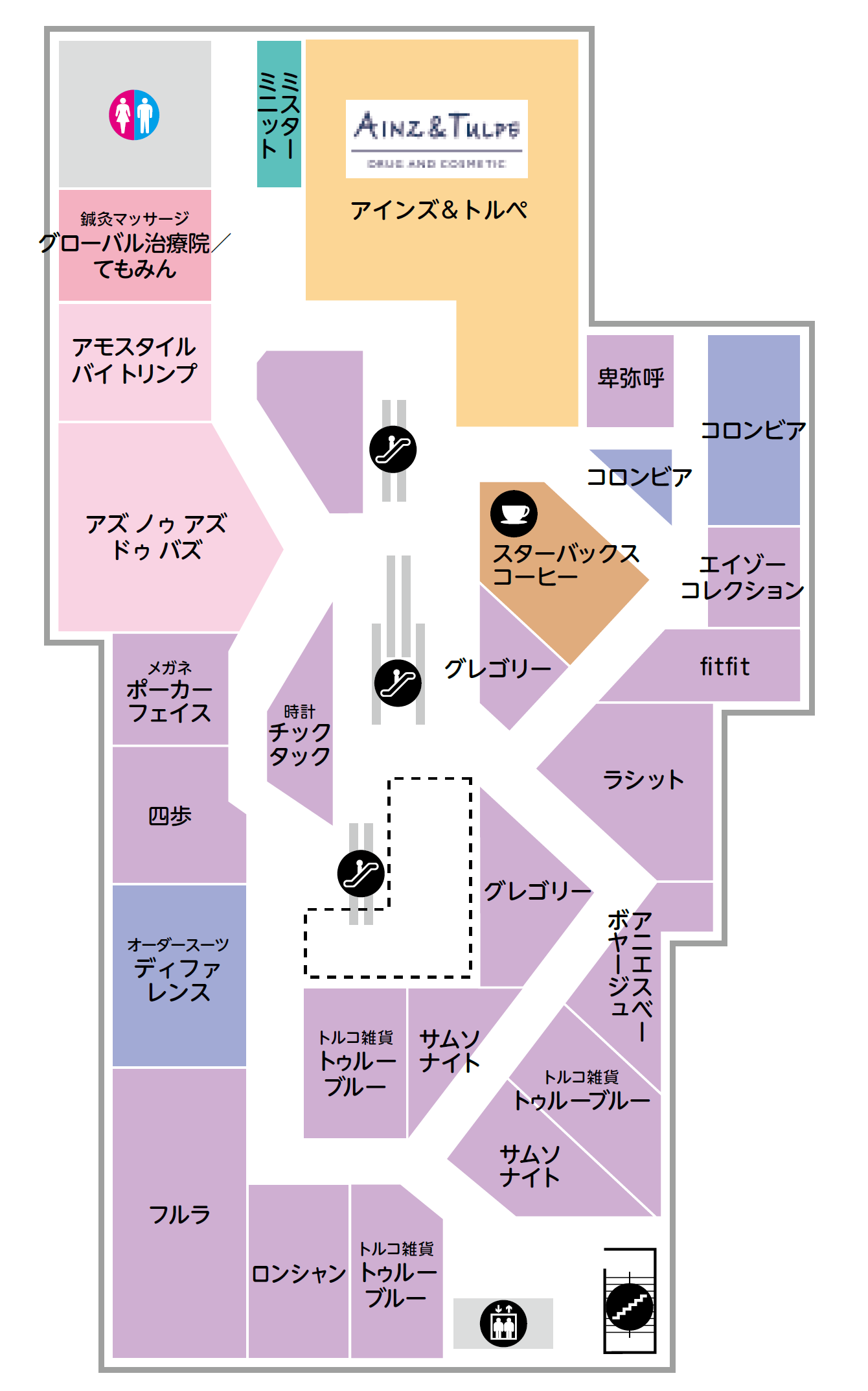 フロアマップ 2F