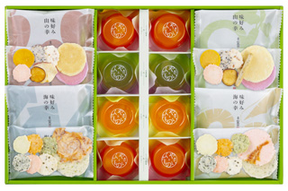 味好み野菜と果物ゼリー詰合せ