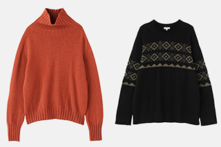 FOR MEN:GEELONG KNIT／FOR WOMEN:CASHMERE KNIT