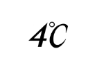 4℃