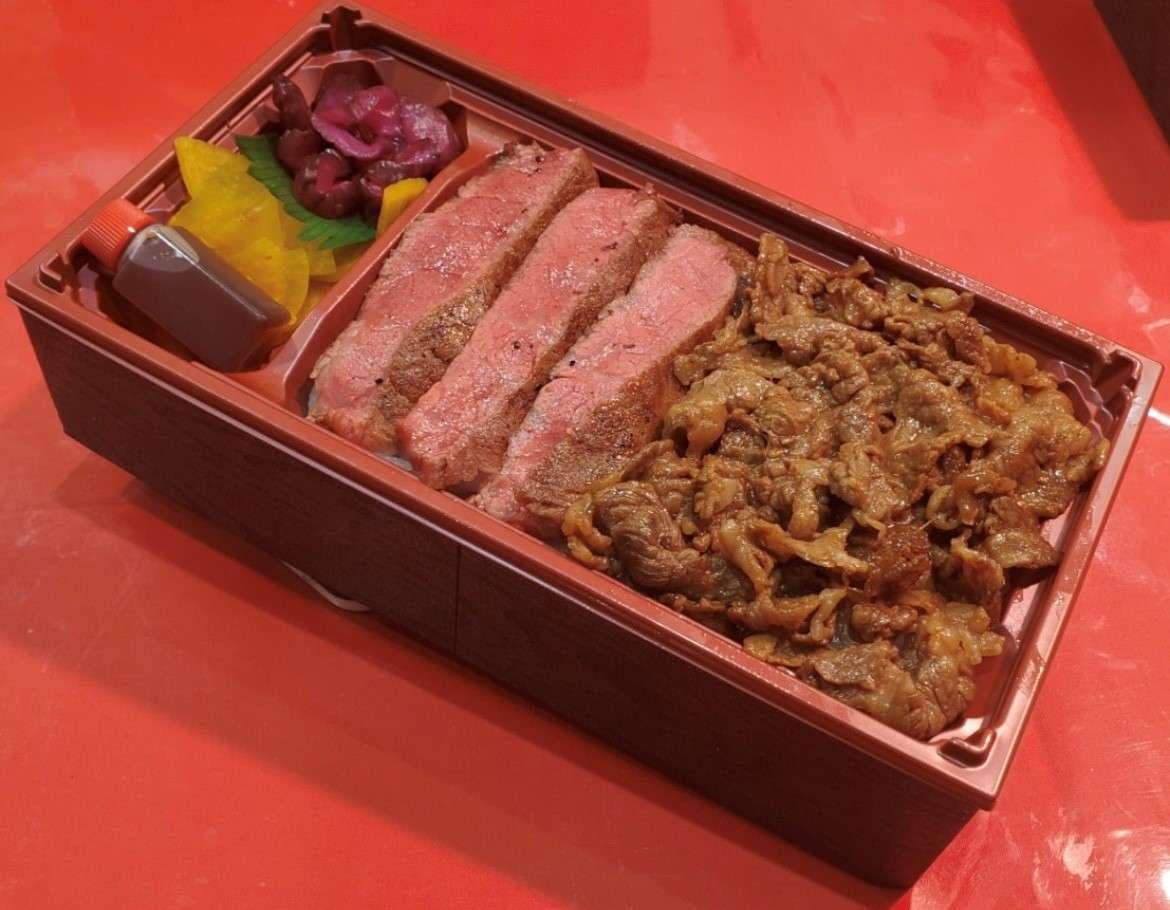 山形牛 ステーキ＆焼肉弁当