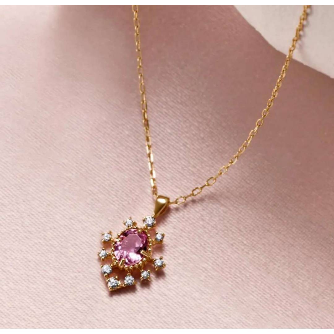 【限定商品・試着のみ】テイクアップ　k10モアサナイトネックレス　#655 限定商品・試着のみ】テイクアップ k10モアサナイトネックレス #655