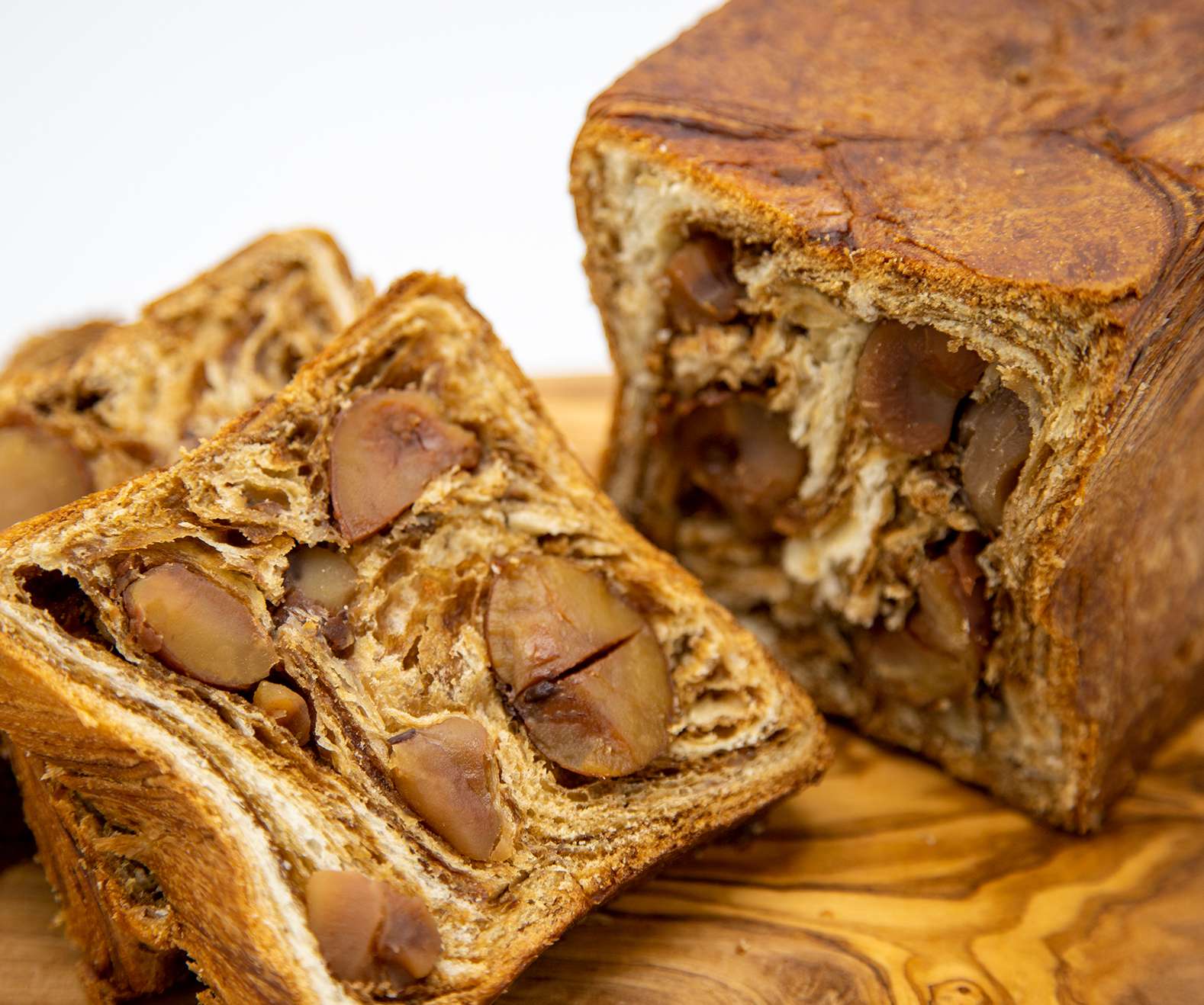 溢れる栗のクロワッサン食パン