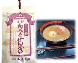 花びら餅白みそぜんざい
