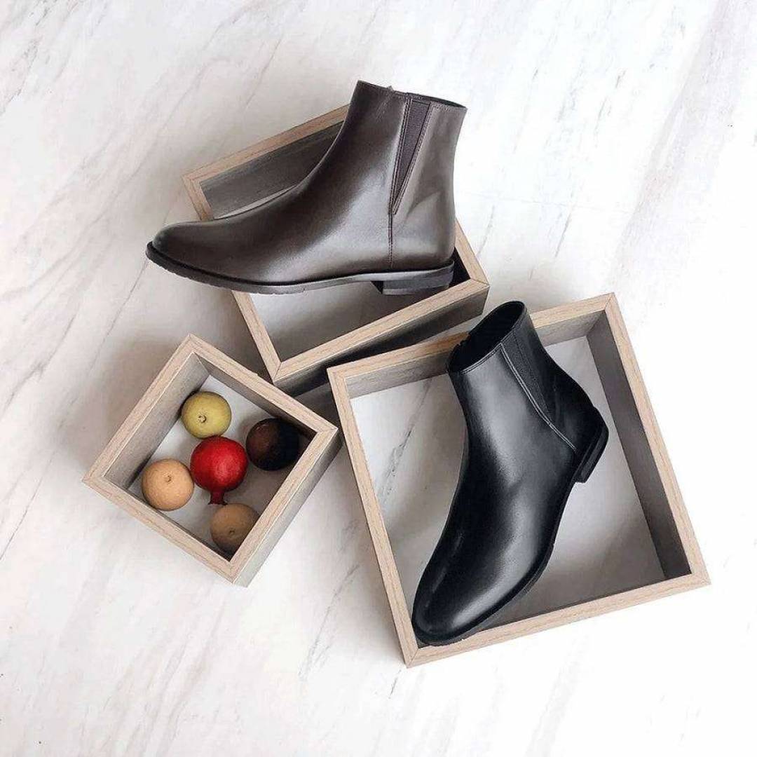 撥水サイドゴアショートブーツ