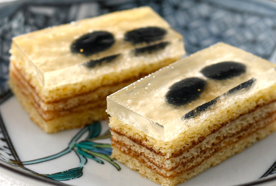 わらびバウム(黒豆・栗・棒茶・珈琲)