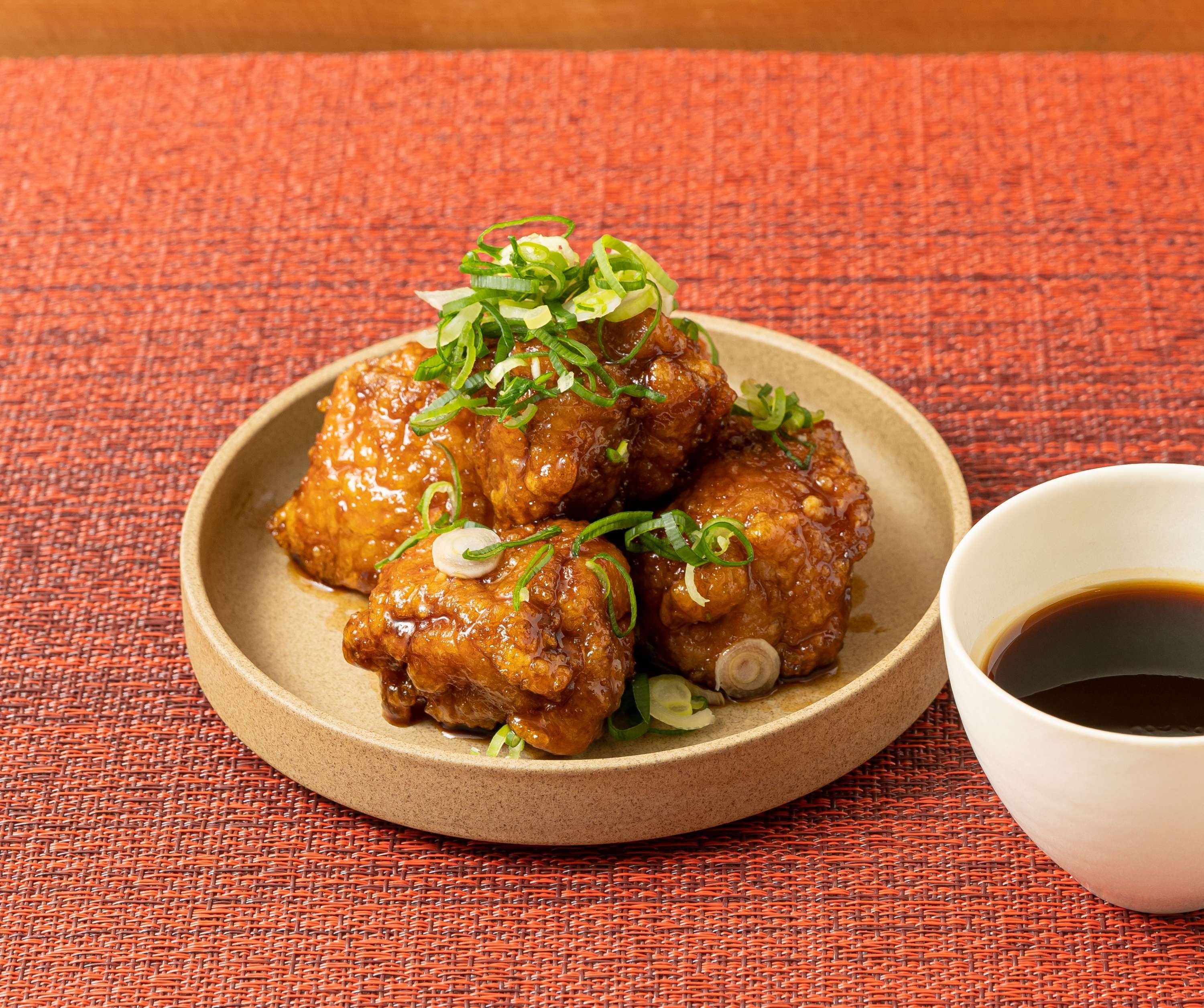 鶏の黒酢南蛮九条ねぎ和え