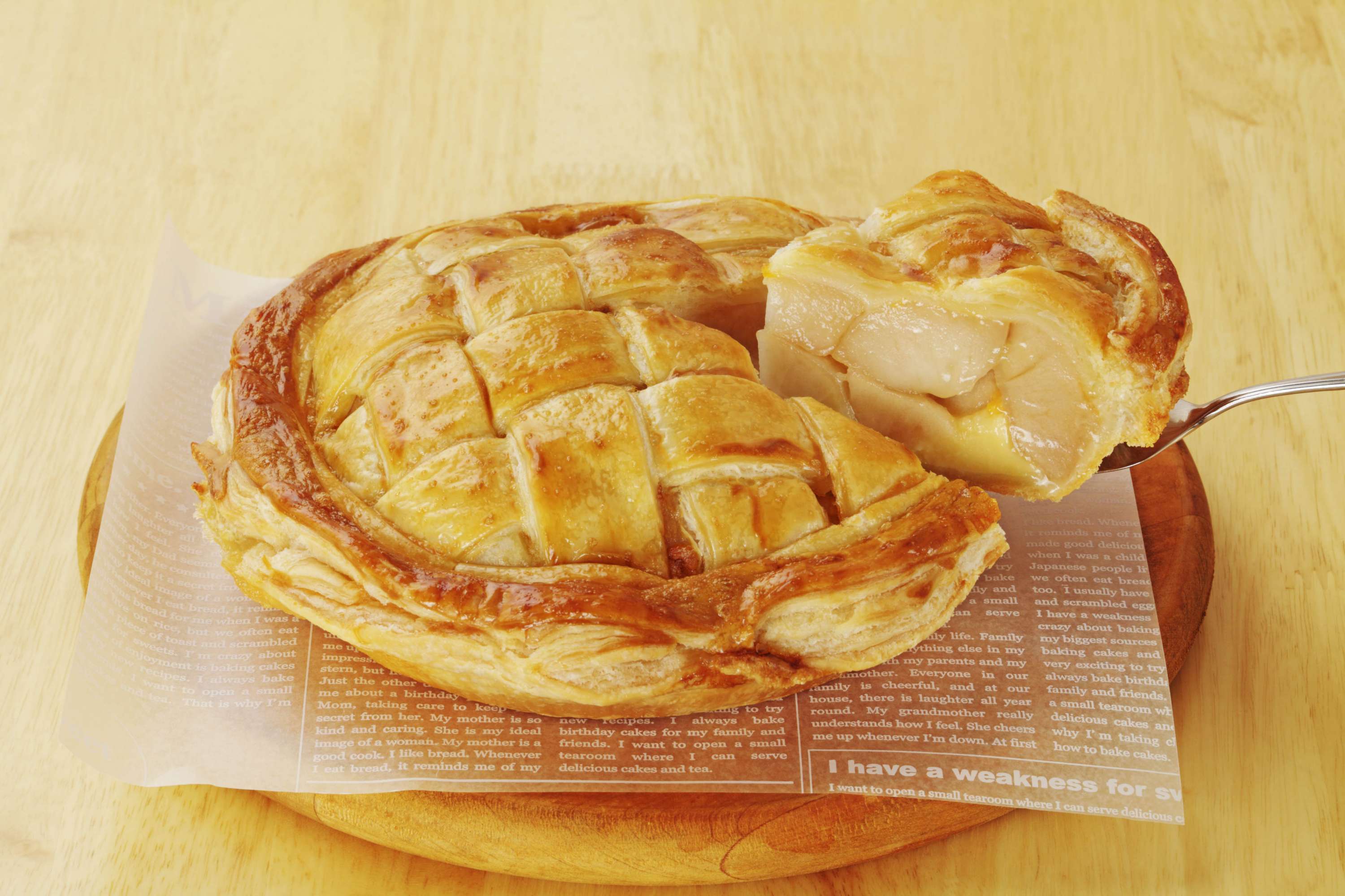 アップルパイ カット