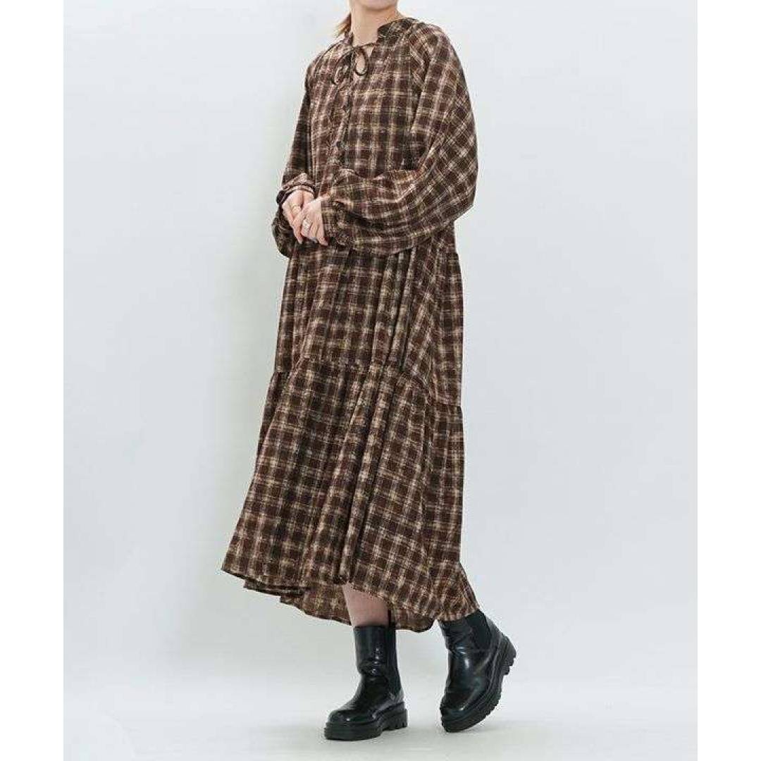 チェックワンピース♪