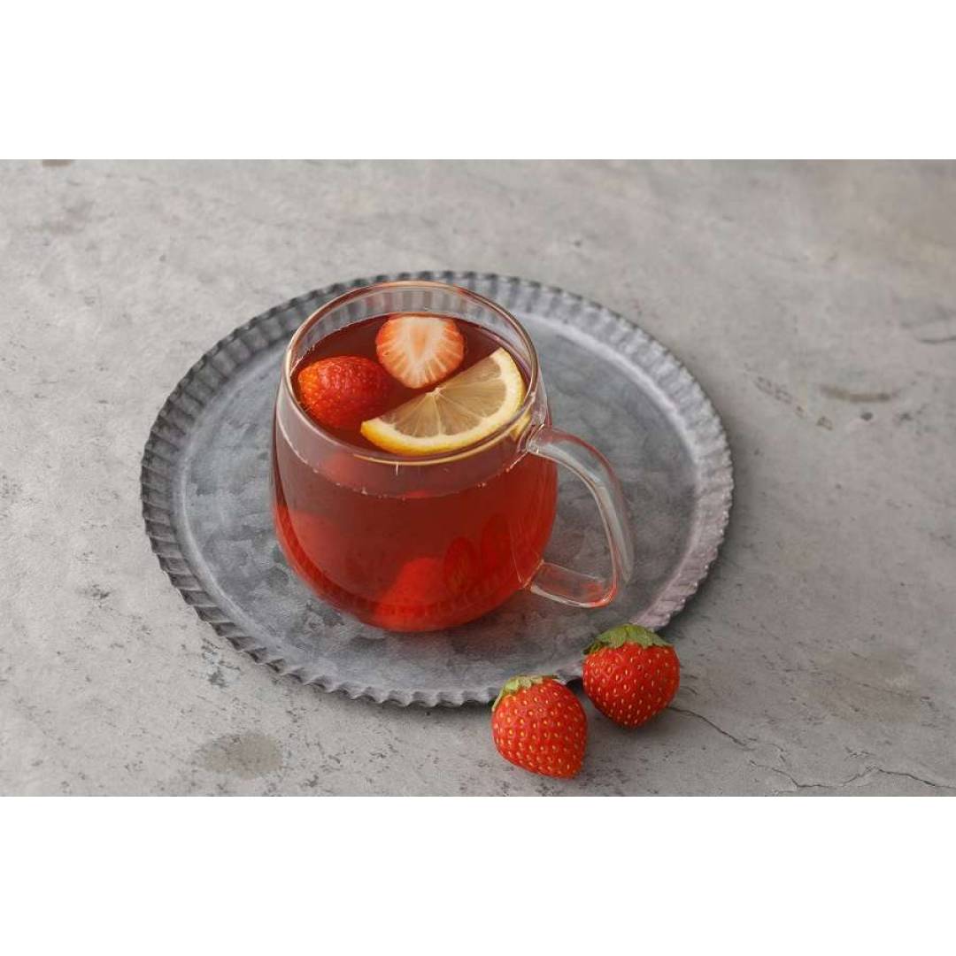 自家製いちごコンポートのルシアンティー