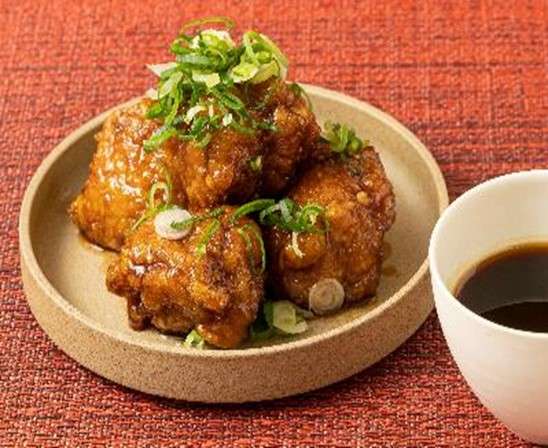 鶏の黒酢南蛮九条ねぎ和え