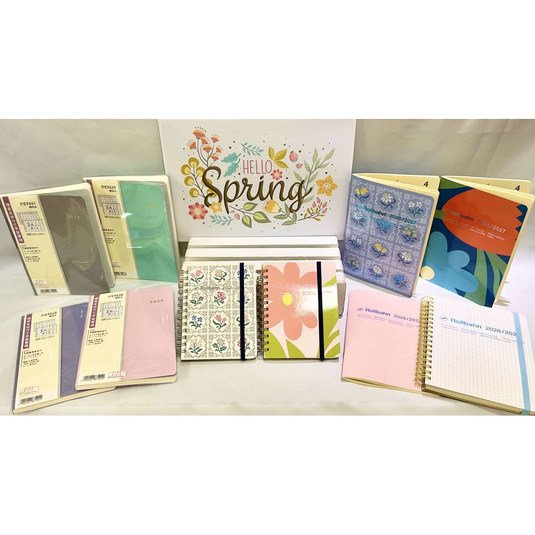 3月始まりのダイアリー販売中📓