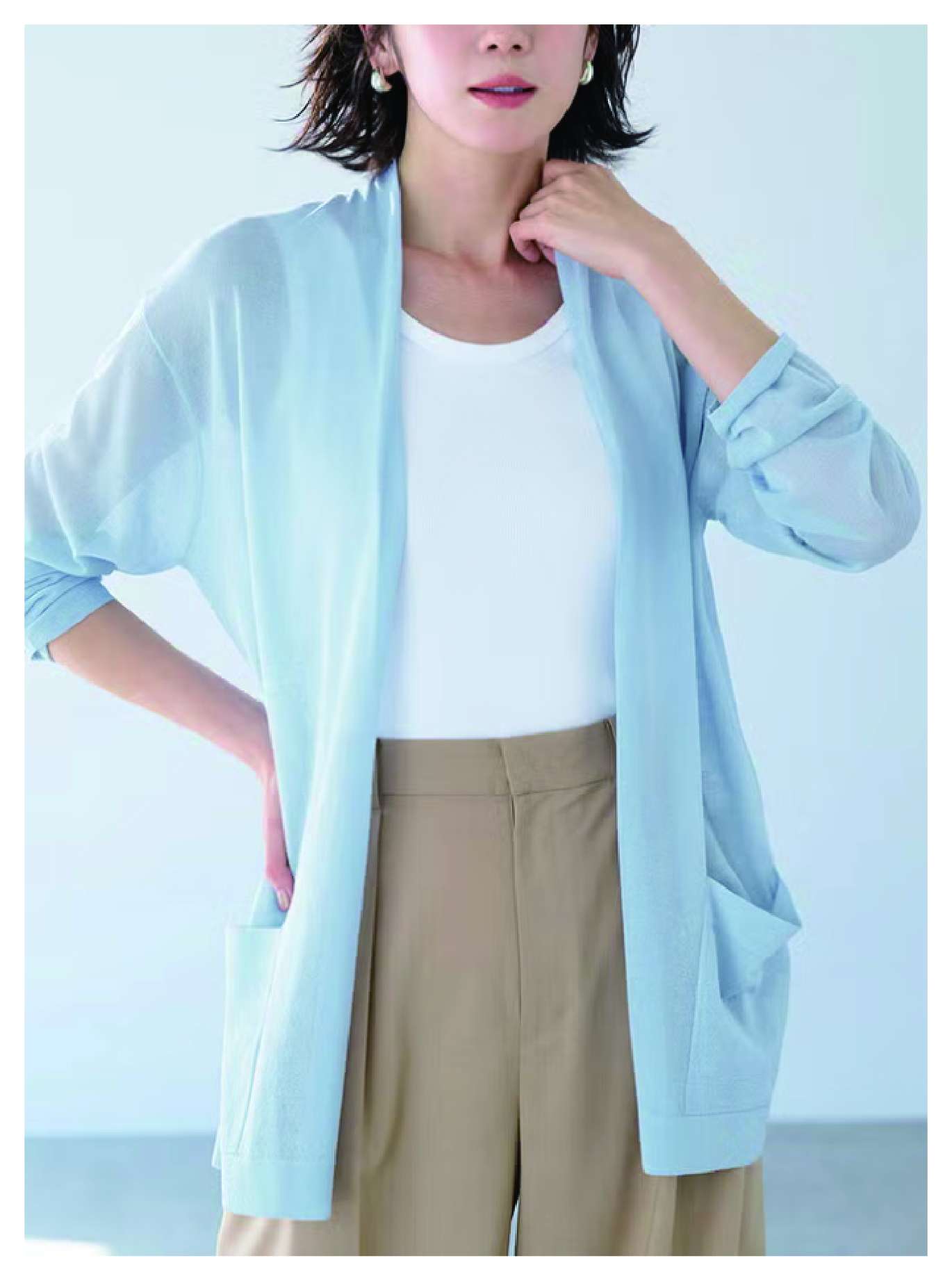 ライトシアー・着流しカーディガン