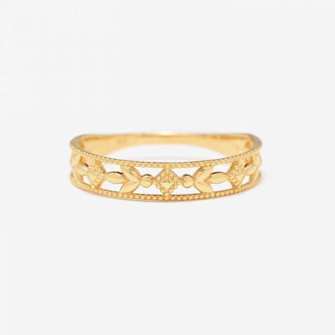 ✨【2026スプリングコレクション】K18 イエローゴールド リング✨