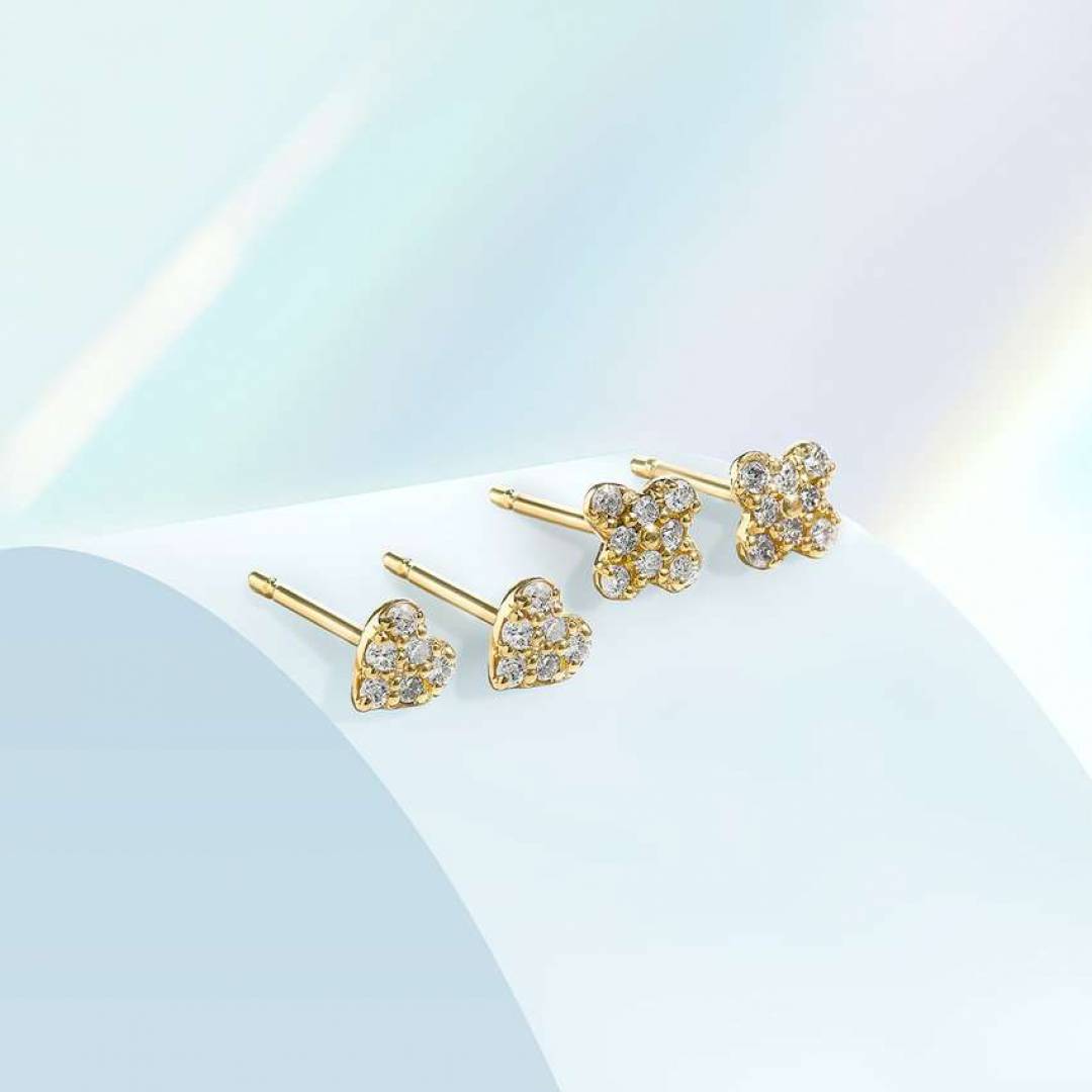 ✨【2026サマーコレクション】K18 イエローゴールドピアス✨