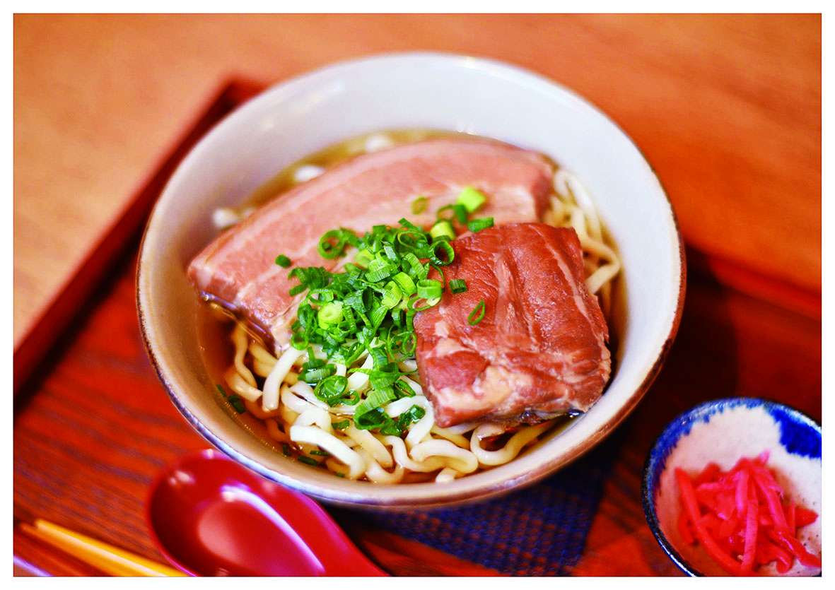 沖縄そば生麺セット（ソーキと三枚肉）