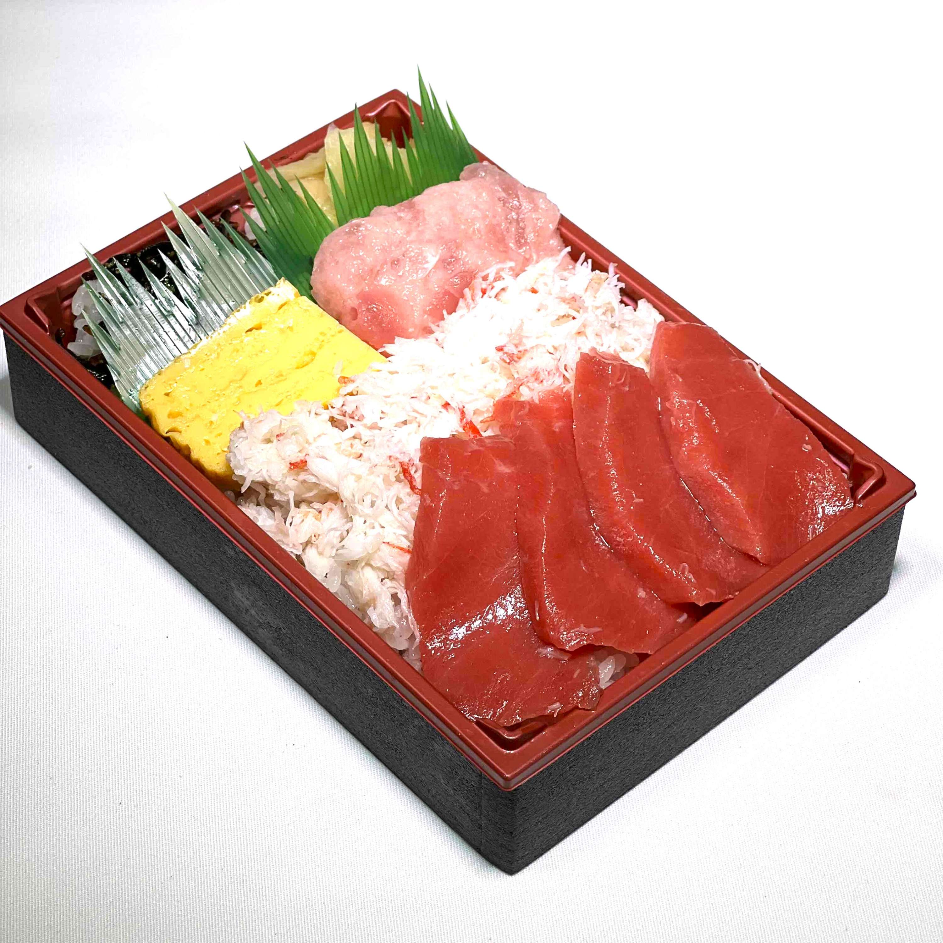 天然生本鮪かに弁当
