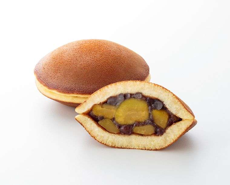 ごろごろ栗のどら焼