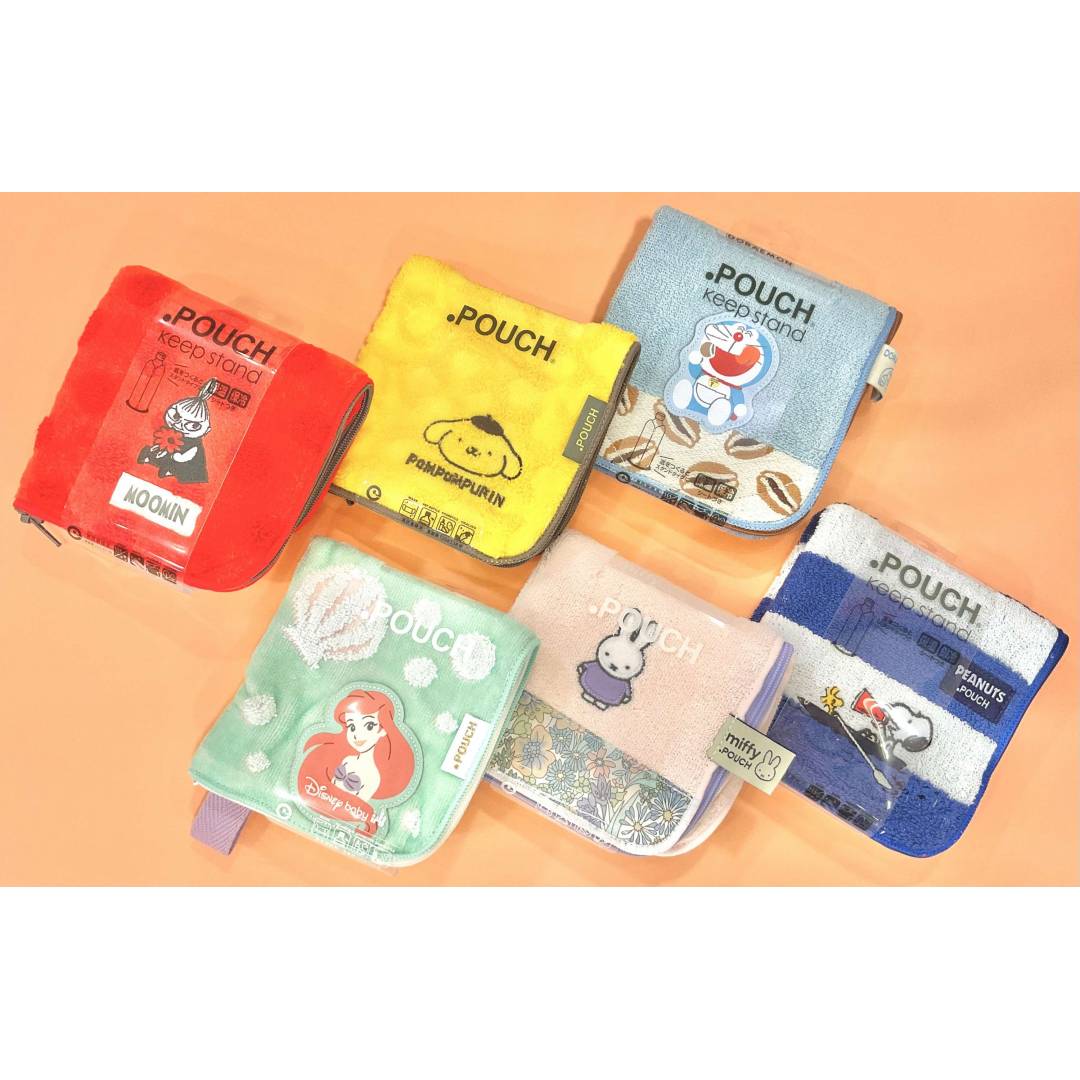 ポーチとしても使える便利で可愛いタオル「.POUCH」⭐️