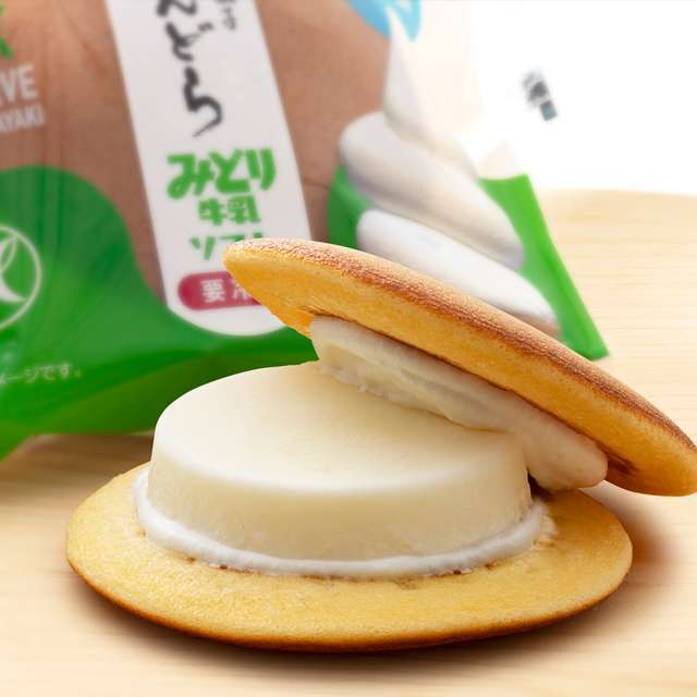 みどり牛乳ソフトぷりんどら