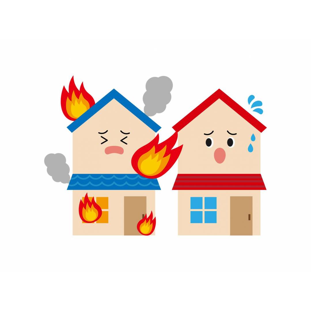 お隣が火事になり我が家も全焼！賠償請求できる？