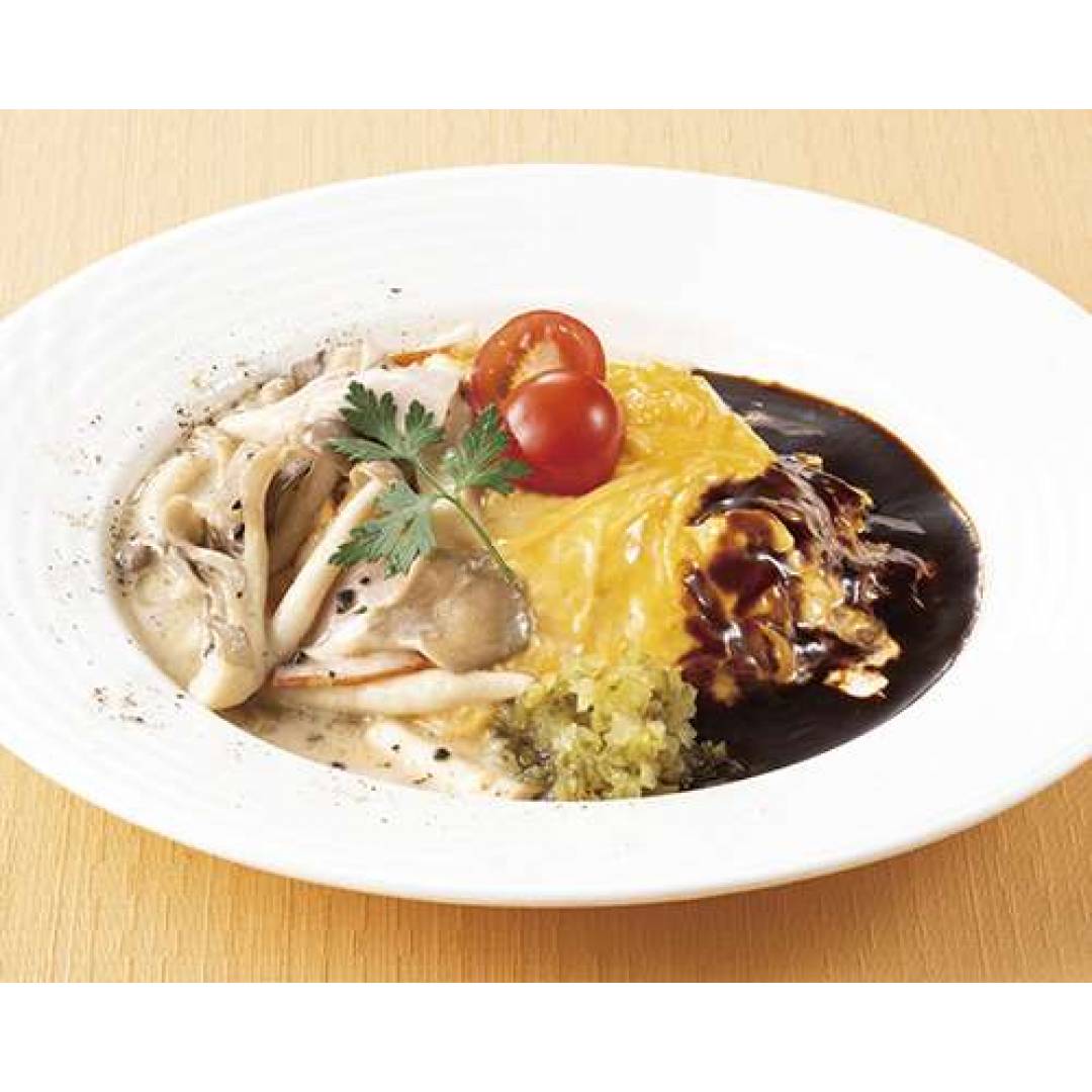 【NEW】ハーフ＆ハーフオムライスが新登場！◆◇◆