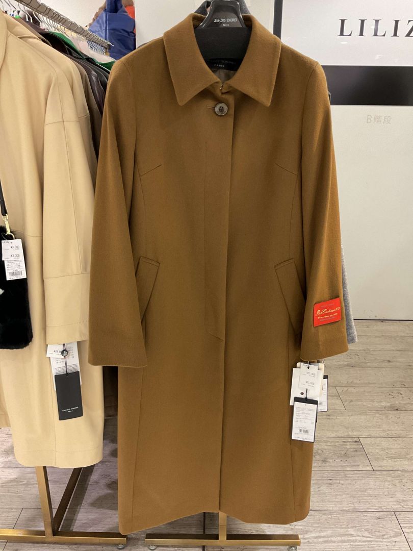 日本製カシミア100%コートが入荷いたしました！！！