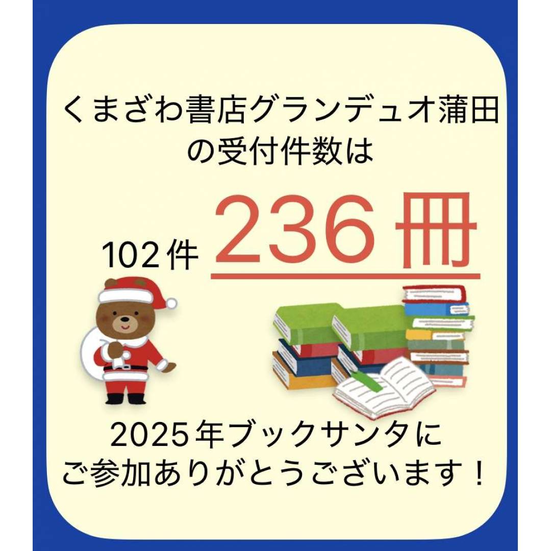 ブックサンタにご参加ありがとうございます！