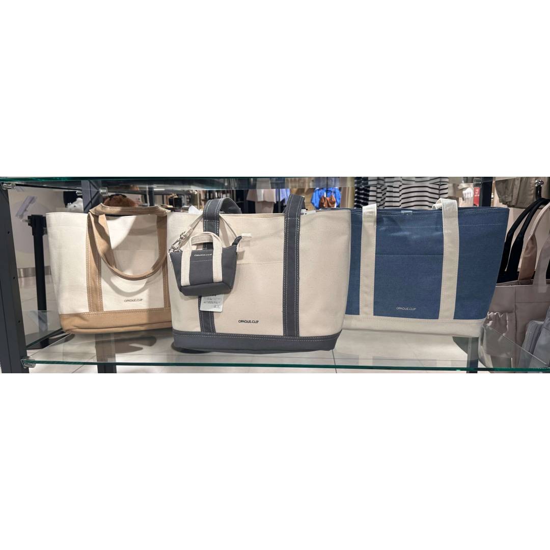 2WAYバイカラー帆布ミドルトート🌟