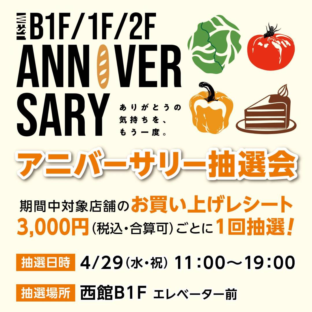 アニバーサリー抽選会