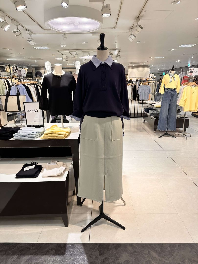 新作商品ご紹介☘️シャツレイヤードニット👗