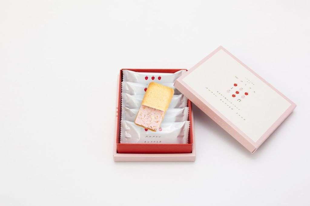 あまおう苺のバターサンド(5個入)