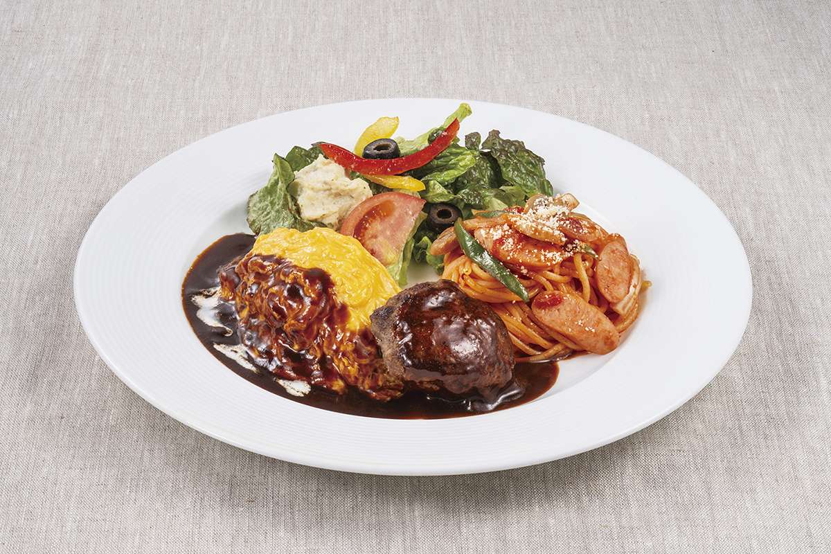 よくばり洋食コンビネーションプレート