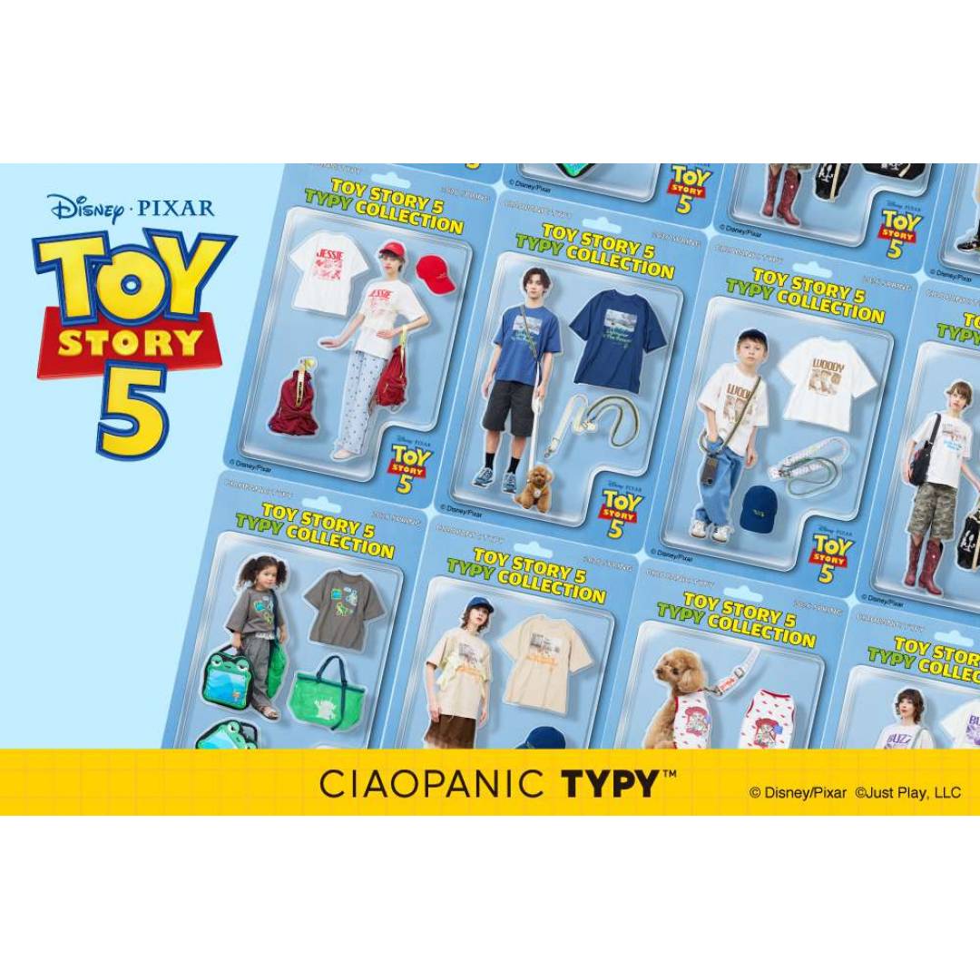 CIAOPANICTYPYからトイ・ストーリー5コレクションが本日より発売開始！！