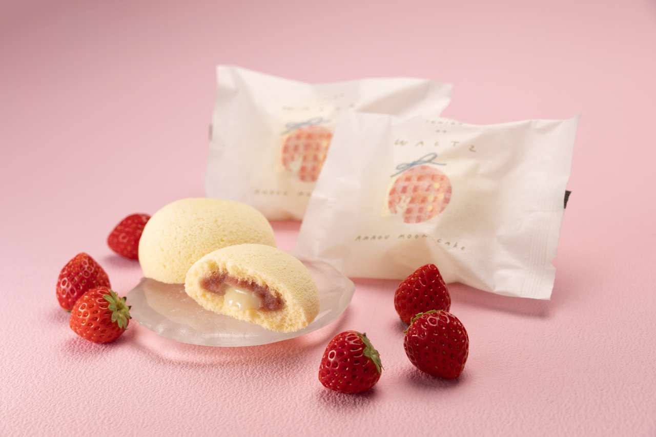 あまおう苺のムーンケーキ6個入