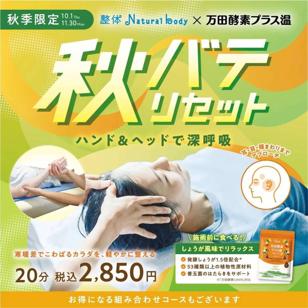 秋の季節キャンペーン【秋バテリセット】